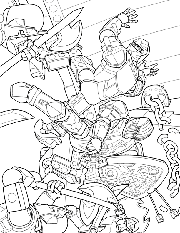Kids-n-fun.com | 16 coloring pages of Lego Knights